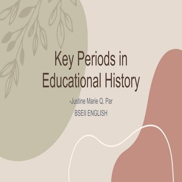 Key Periods in Educational History .pptx