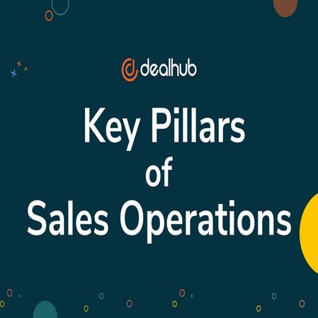 Key pillars of Sales Operations