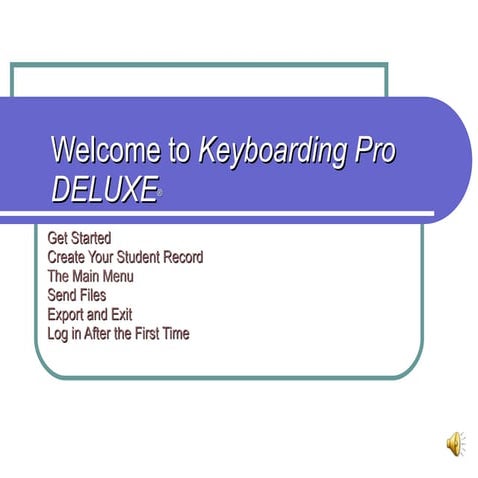 Key Pro Deluxe Setup
