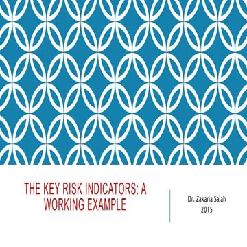 Key risk indicators shareslide