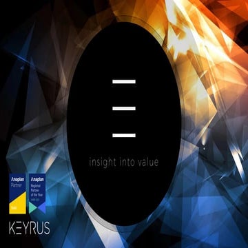 Keyrus solution harvest front planning slides