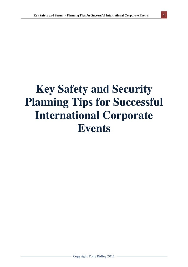 Key Safety and Security Planning Tips for Successful International Co…