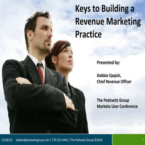 Keys to Building a Revenue Marketing Practice