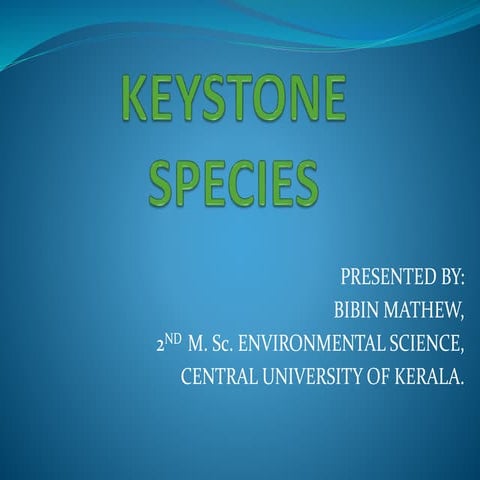 Keystone species