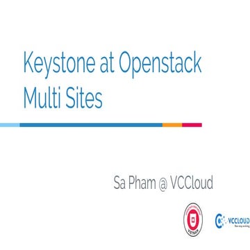 Keystone at openstack multi sites | PPT