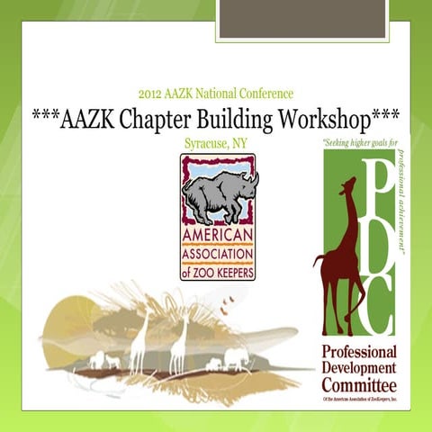 Keys To Running A Successful AAZK Chapter