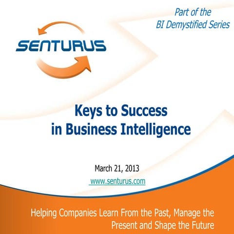 Keys toSuccess: Business Intelligence Proven, Practical Strategies That Work