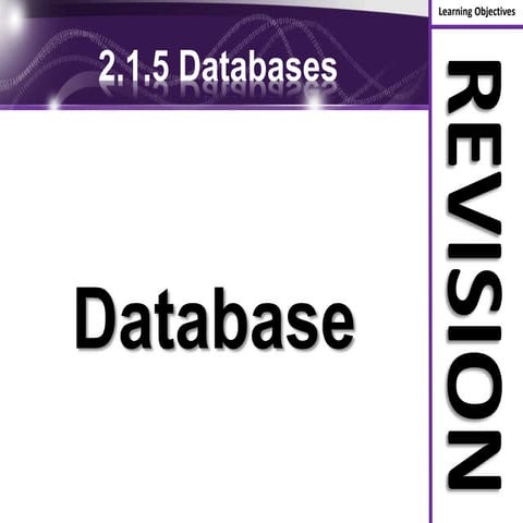 Database Key terms Flash Cards