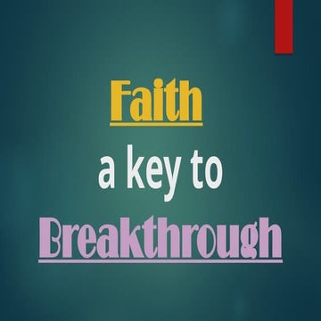 Welcome the breaking to attain Breakthrough.pptx