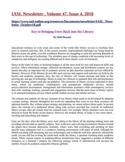 Embracing or adapting: Post COVID libraries, challenges and ...