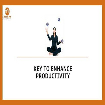 Key to Enhance Productivity