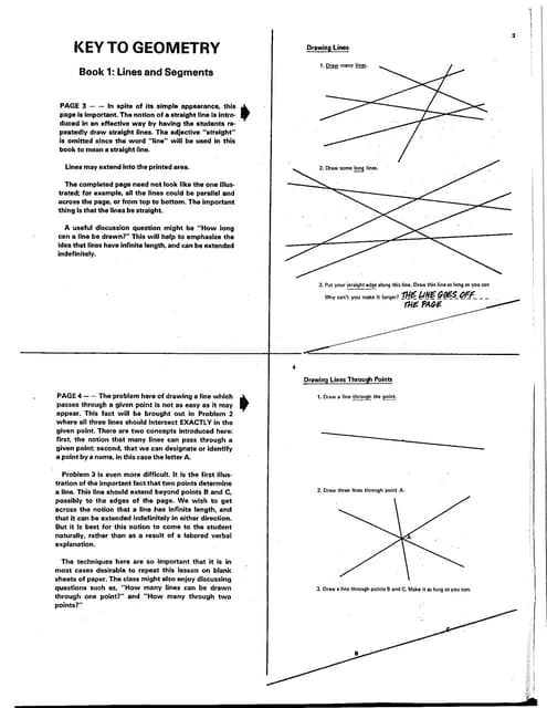 Key to Geometry - 1 - Answer Key | PDF
