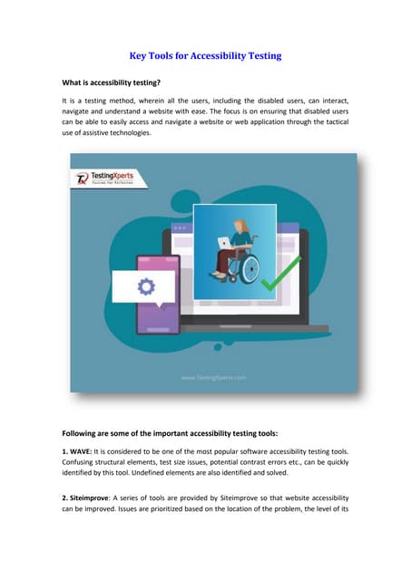 Key Tools for Accessibility Testing for Websites