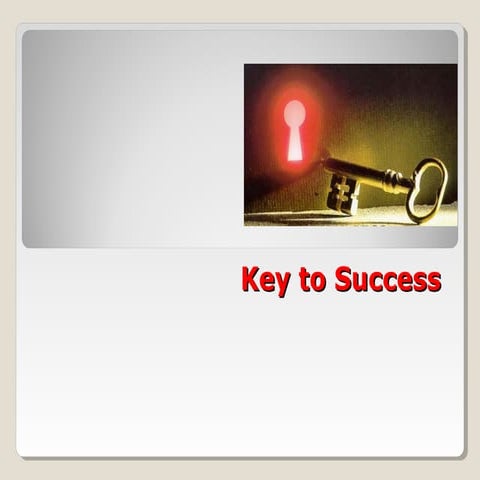 Key To Success Ppt: Key To Success Presentation – HZVOF