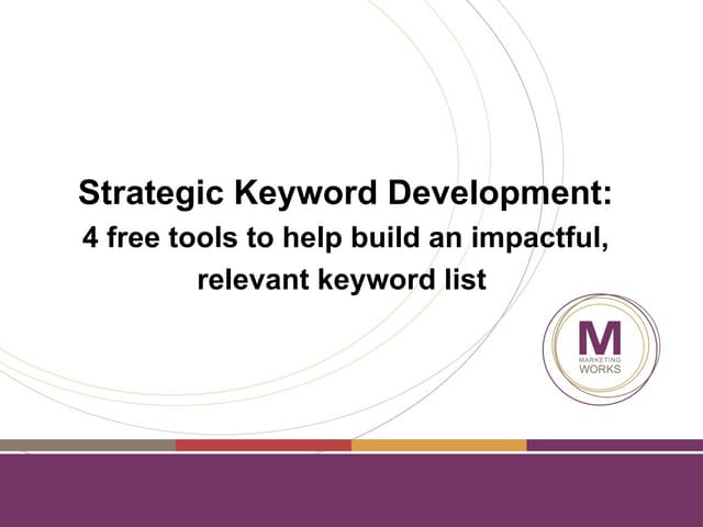 Strategic Keyword Development