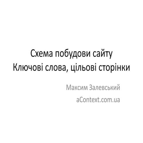 Keyword Landing Pages