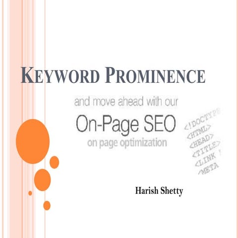 Keyword prominence