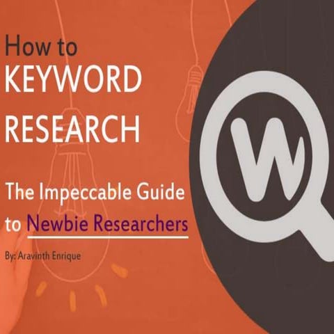 How to Keyword Research - A Simple Guide