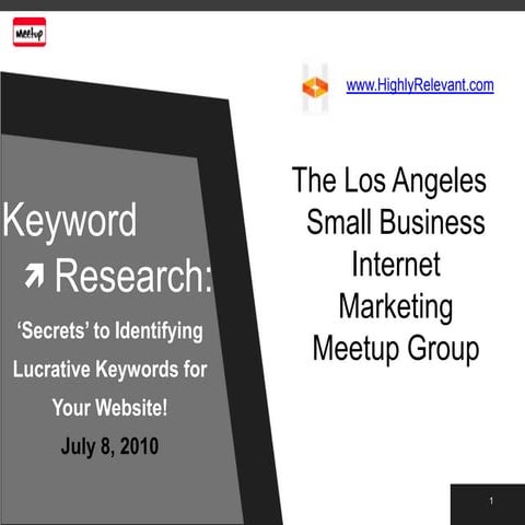 Keyword Research Presentation