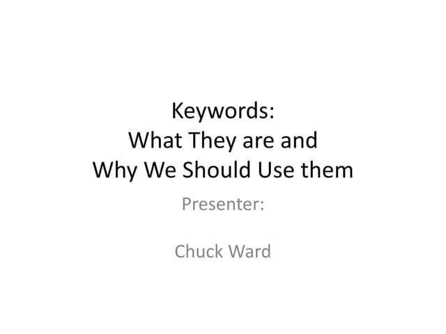 Keywords for real estate agents