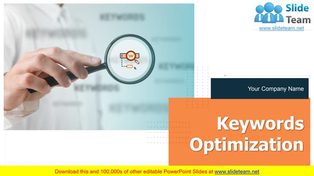 Keywords Optimization PowerPoint Presentation Slides