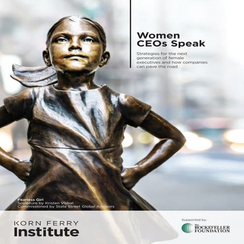 Korn Ferry- Women CEOs speak | PDF | Executive Leadership & Management ...
