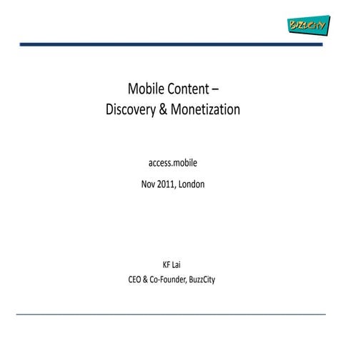 Roadshow Europe Buzz City - KF Lai