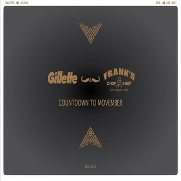 Movember Verge Culture Concept for Gillette