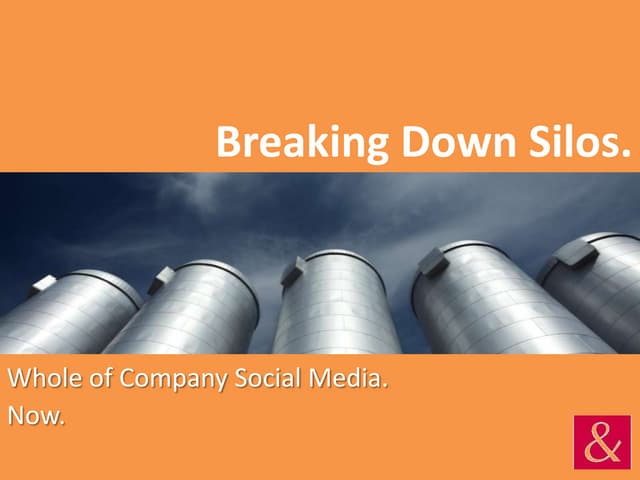 KGA for Pacific Conferences -  Breaking doewn silos