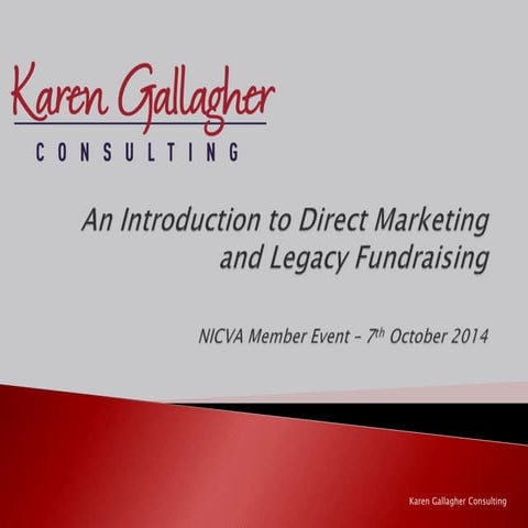 An Introduction to Direct Marketing and Legacy Fundraising