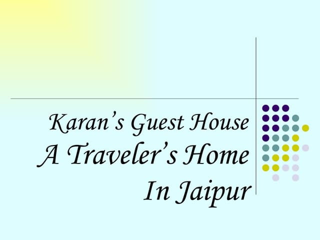 Karan's Guest House, Jaipur