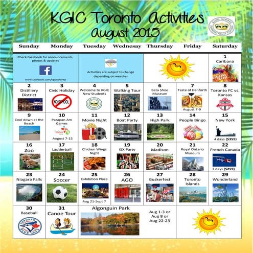 KGIC Toronto - August 2015