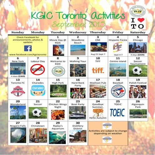 KGIC Toronto - September 2015