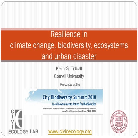 Kgt COP 10 cities & biodiversity summit