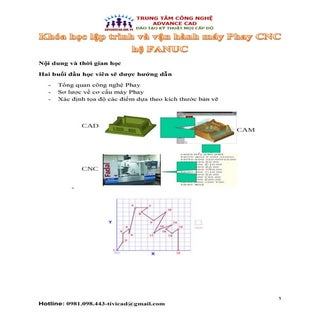 Khóa học lập trình vận hành Phay CNC