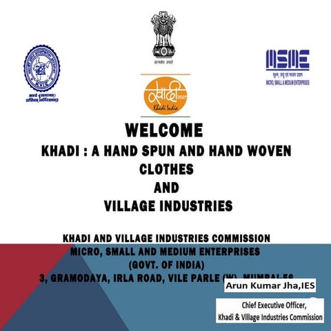 Khadi and village industries   30.12.2015