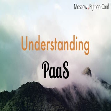Understanding PaaS