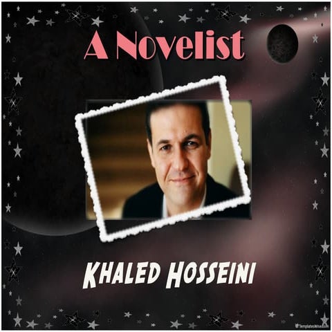 Khaled Hosseini_The Afghan Novelist