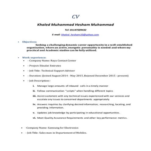 Khaled Muhammad Hesham