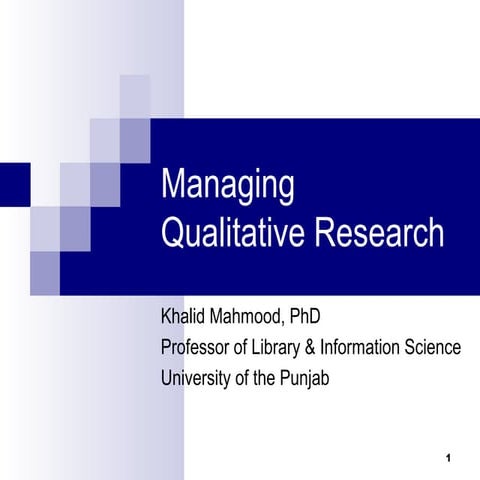 Khalid qualitative research workshop