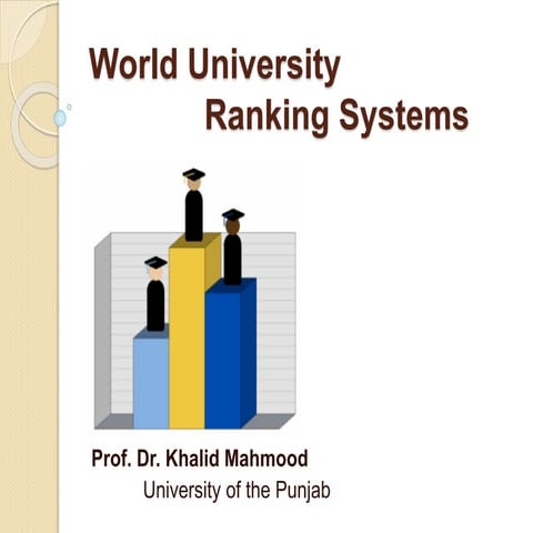World university ranking systems