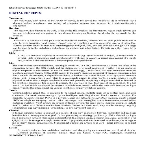 Khalid sarwar digital concepts of transmission and switching 2014
