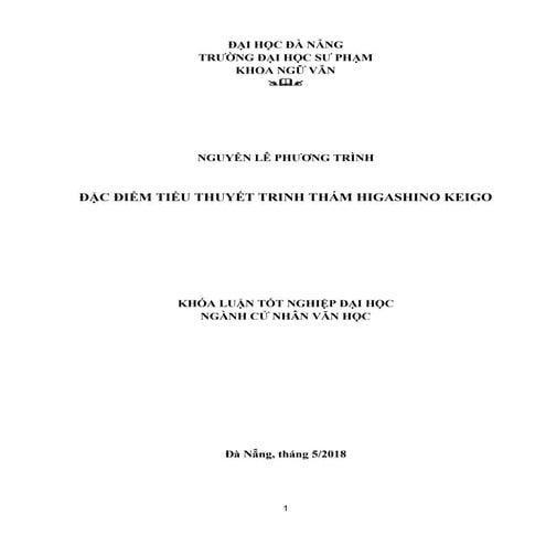 KHÓA LUẬN ĐẶC ĐIỂM TIỂU THUYẾT TRINH THÁM HIGASHINO KEIGO 5652858.pdf