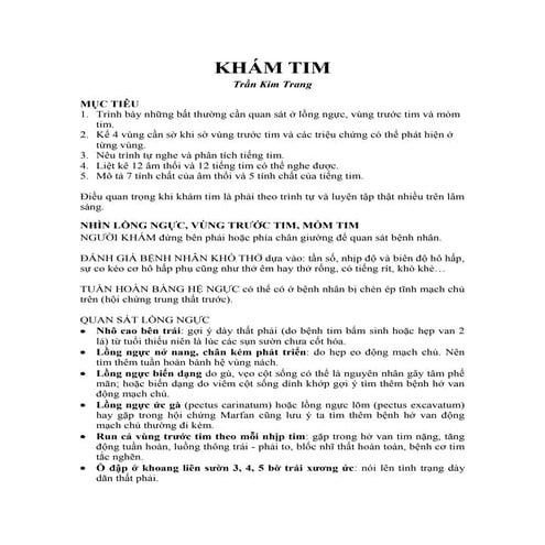 Tiếng tim | PDF