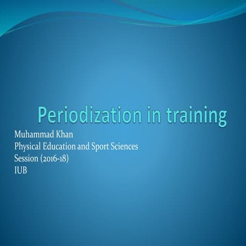 periodization in sports training