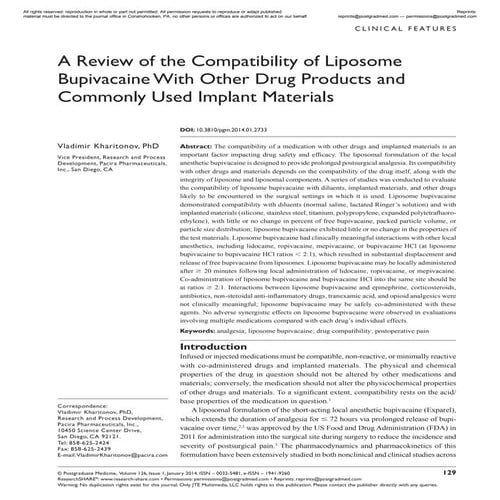Intercostal liposomal bupivacaine injection for rib fractures: A ...