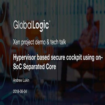 Hypervisor-Based Secure Cockpit Using on-SoC Separated Core