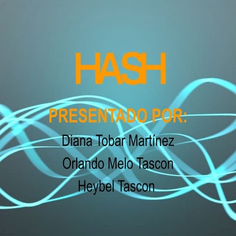 EXPOSICION HASH