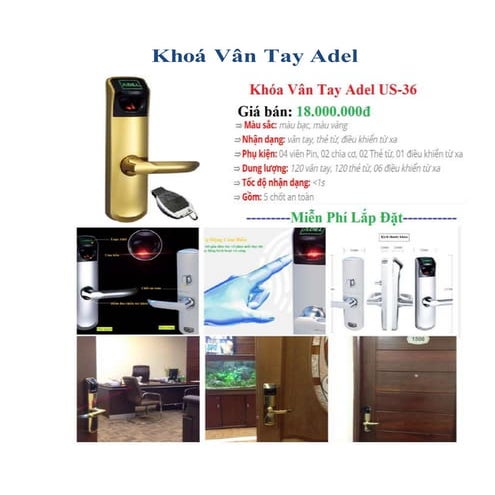 Catalog khóa vân tay adel | DOCX