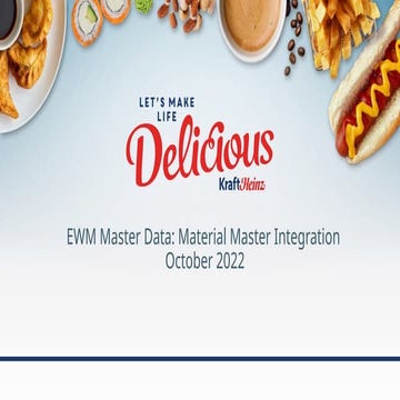 KHC EWM Workshop - Material Master integration.pptx